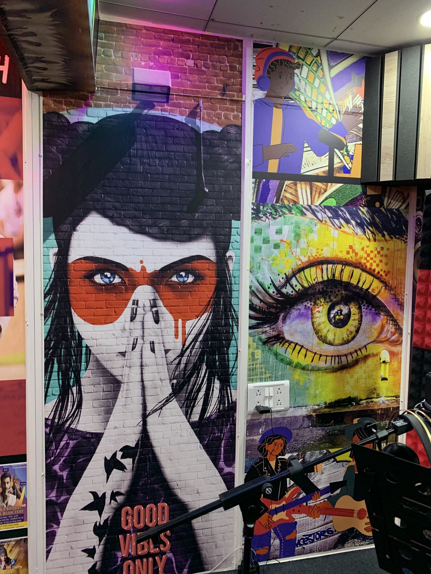 Studio mural artwork